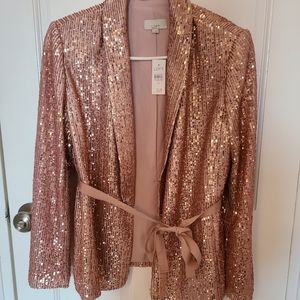 Loft Glitter Blazer Size 12
